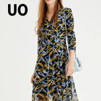 UO夏季修身连衣裙