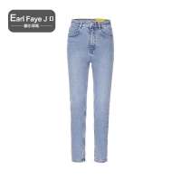 额尔菲斯女士简洁修身显瘦休闲牛仔裤