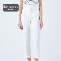 额尔菲斯通勤淑女时尚显瘦西装女式休闲裤