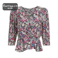 额尔菲斯女士大方优雅收腰衬衫