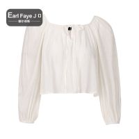 额尔菲斯女士时尚百搭雪纺休闲衬衫