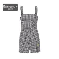 额尔菲斯女士时尚格纹连体裤