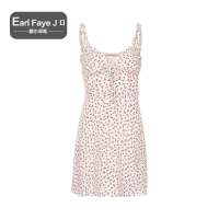 额尔菲斯女士甜美清新碎花吊带连衣裙