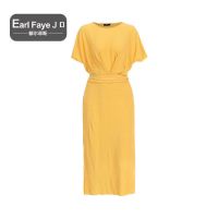 额尔菲斯女士优雅气质修身休闲连衣裙