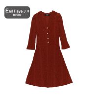 额尔菲斯女款朴素百搭连衣裙