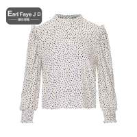 额尔菲斯女士甜美淑女公主风波点衬衫