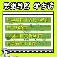 思维导图学古诗儿童小学初中背诵宋词唐诗三百首少儿电子版视频 思维导图学古诗儿童小学初中背诵宋词唐诗三百首少儿电子版视频