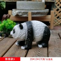 熊猫A款 治愈系摆件小熊猫生日礼物花园庭院子客厅仿真动物树脂装饰工艺品