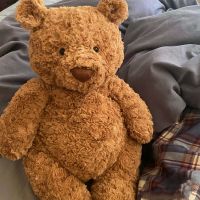 巴塞罗熊熊(裸熊) 28厘米 可爱巴塞罗熊公仔布瑞恩泰迪熊治愈系小熊玩偶布娃娃女生毛绒玩具