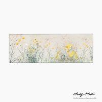 B 30*90 高档黑 北欧客厅治愈系小碎花装饰画卧室床头挂画沙发背景墙壁画