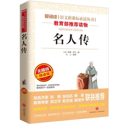 正版保证-假一赔十 [单本]名人传 平凡的世界路遥正版全4册苏菲的世界书原著原版名人传记励志给青