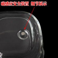 九阳豆浆机配件 破壁料理机 调理机适合JYL-Y3专用玻璃接浆杯原厂