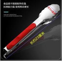 不锈钢食物夹 电烤箱光波炉通用取盘器托盘手柄取食夹取物夹子取网夹取盘夹通用