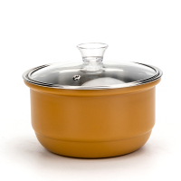 黄色包胶不锈钢消毒锅 1升 双层防烫手包胶壶全自动电茶炉茶吧机烧水壶单个配件金容声故瓷杞