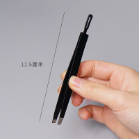 二合一眉夹 简易包装 1支 化妆师专用假睫毛镊子眉钳眉毛夹双眼皮贴夹子贴睫毛辅助工具眉拔