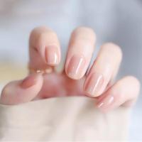 03冰透奶咖单件 半透明裸色指甲油免烤不可撕不可剥持久冰透果冻粉学生提亮显白