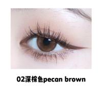 #02深棕色 pecan brown 韩国Missha/谜尚眼线膏液体眼线笔02棕色 持久防水不晕染带刷黑04