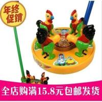 小孩手推小 小孩手推小鸡啄米 学步玩具 助步车玩具 热卖儿童玩具学步手推车