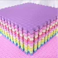 颜色随机搭配(二级品) 30*30*1.0[16片 送16根 图案四季家用泡沫塑料地铺简约婴儿学爬行地垫满铺冬季卡通拼板