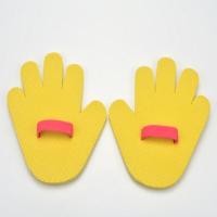 黄色 一双 幼儿园爬行手掌垫 儿童感统训练EVA泡沫游戏手掌爬行垫 板协力板