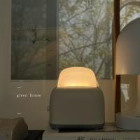白 green house * 可爱吐司面包机氛围小夜灯起夜治愈睡眠灯