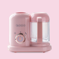 Q粉 qooc婴儿辅食机迷你多功能蒸煮搅拌一体机 宝宝辅食料理机研磨器