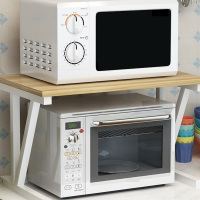 浅胡桃色+[白架]称重力超强 架子放微波炉和电烤箱的厨房多层功能2家用电饭煲锅置物碗柜东西