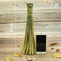 军绿色 竹制品手工竹编竹刷子铁锅刷子复古老式刷把 洗蒸笼筲箕簸箕 炊帚