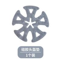 均码 头盔硅胶垫[蓝色]1个 电动车头盔内衬硅胶内垫片夏季隔热垫戴头盔防压头发可拆通用垫子