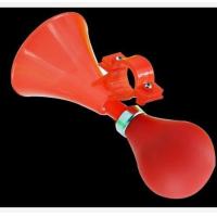 红色 超大声儿童滑板车气笛喇叭山地自行车铃铛配件小孩玩具童车小喇叭