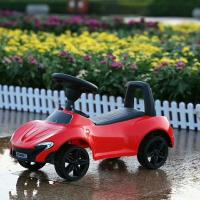 迈凯轮滑行车红色 儿童滑行扭扭车四轮手推滑步平衡溜溜车可坐1-3 岁宝宝玩具学步车