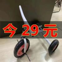 [简单款]白色+无灯光音乐 儿童三轮车脚踏车带音乐小孩脚蹬自行车宝宝三轮车婴幼儿手推车