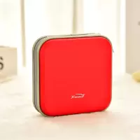 40片红色 40片光盘收纳盒cd盒cd包碟片盒防潮DVD光碟包光盘包cd收纳保护夹