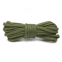 军绿色 4mm户外 军规7芯伞绳编织 救生绳子安全绳 捆绑绳 逃生绳索100米