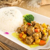 咖喱牛肉220g*10袋 冷冻盖浇饭咖喱牛肉料理包220g*10袋 方便快餐半成品速食方便菜