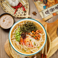 1袋麻酱米线-水煮 宛禾米线河南特产南阳麻酱米线方便速食肥汁米粉粉丝过桥卤米线