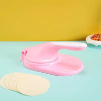 粉色(一个)#pac342 饺子压皮家用包子模具饺子压皮器机水饺擀面皮小型压面器