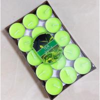 绿色 2小时10粒体验装 圆形小茶蜡铝壳香薰蜡烛生日家用浪漫焟烛一次性水熏腊酥油灯表白