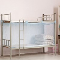 简约蓝1.4高 1米宽*2米长 蚊帐学生宿舍1米上铺下铺寝室单人加密1.2m家用1.5m1.8米双人床