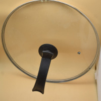 32cm玻璃盖 电磁炉燃气灶专用铁锅无涂层炒菜锅无油烟老式平底不粘锅家用炒锅