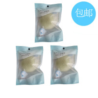 绿茶色3枚55元 日本洗脸神器柔软海绵魔芋棉洗脸扑珍珠棉粉扑深层清洁海藻洁面扑