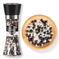 138g 姜老大海盐黑胡椒海盐组合低脂海盐研磨牛排调料健身餐水煮菜调料