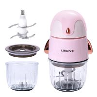 粉色双杯双刀[美国LOANT] 德国spb辅食机婴儿宝宝辅食工具全套料理机多功能研磨打泥器细腻