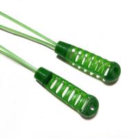 绿色 滚轮式拉背条按摩器搓背按摩轮腹部腰部腿部背部三排滚轮带拉背器