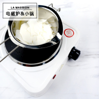 电子秤(称重范围0.1g-3kg) DIY蜡烛制作工具 手工diy配件 精准电子秤 加热电磁炉 小锅