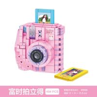 富时拍立得 哲高MINI砖系列现代咖啡机拼装积木模型摆件男女diy益智玩具礼物