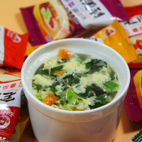 宅便利芙蓉鲜蔬汤紫菜蛋花汤冲泡即食菠菜速溶汤蔬菜汤速食汤40包