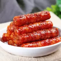 30袋共60根口味平均 猪肉肠 重庆特产广财笑哈哈烧烤香肠50袋80袋混合即食腊肠小火腿猪肉