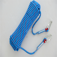 蓝色10米单钩 加粗户外登山绳消防救生逃生绳攀岩装备安全绳伞绳捆绑绳索绳子