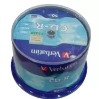 威宝银面CD 50片 威宝 刻录盘 cd-r 50片 空白光盘 cd 刻录光盘 52速 刻录碟